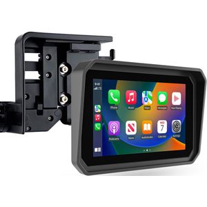 GS Goods BMW Motor Carplay - Motor Carplay Scherm - Apple Carplay - Antroid Carplay - Touchscreen - Inclusief TPMS Sensor - 7 Inch - Zwart