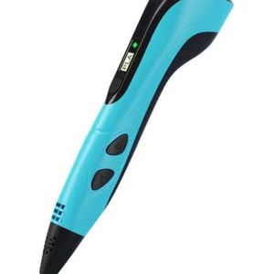 Blauwe 3D-printpen van 12 x 3m, educatieve schilderpen voor kinderen, doe-het-zelf-kunst, driedimensionale creatie, graffiti-tekening 3D-pen