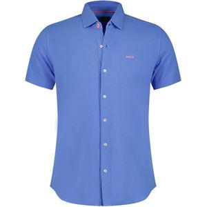 New Zealand Auckland Overhemd Wills 24cn590s Bed Blue Mannen Maat - XXL