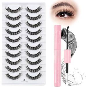Equivera Magnetische Wimpers - Magnetische Wimpers - Magnetische Wimpers met Applicator - Herbruikbare Magnetische Wimpers - Nep Wimpers - Nep Wimpers Set - Fake Magnetic Lashes - Wimper Extension - Fake Lashes Set