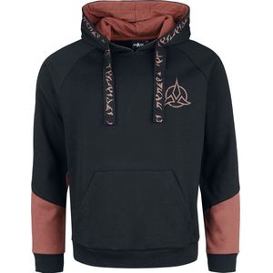 Star Trek Klingon Empire Heren Trui met capuchon - zwart - S