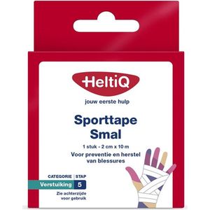 HeltiQ Sporttape Smal 2 cm x 10 m- 20 x 1 doosjes voordeelverpakking