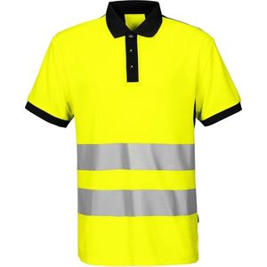 ProJob 6008 SIGNALISATIEPOLO EN ISO 20471 KLASSE 2 646008 - Geel Zwart