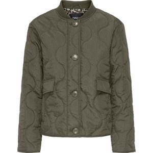 Only - Onlsalsa Leo Jacket - Army - Dames Winterjas