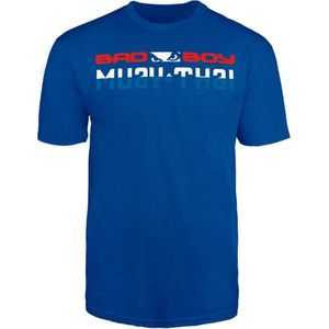 Bad Boy MUAY THAI DISCIPLINE T-shirt Blauw MUAY THAI Kleding - S