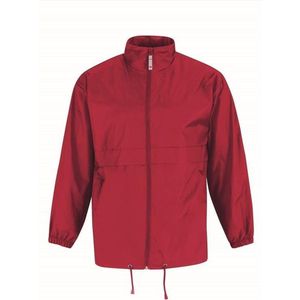Windjas/regenjas voor heren rood maat 3XL