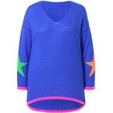 Angel of Style Trui  blauw / groen / oranje / pink