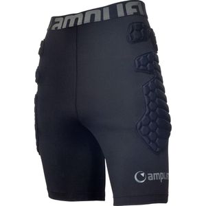 Amplifi Crash pants - Unisex - Salvo Pant - Snowboard Bescherming - Imact shorts - Zwart - XXS