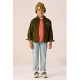 Sissy-Boy - Corduroy Overhemd - Donkergroen - Met Smiley Print