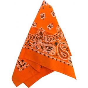 Hanky oranje zakdoek - alles en overal