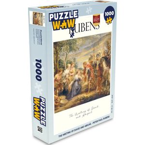 Puzzel The meeting of David and Abigaïl - Peter Paul Rubens - Legpuzzel - Puzzel 1000 stukjes volwassenen
