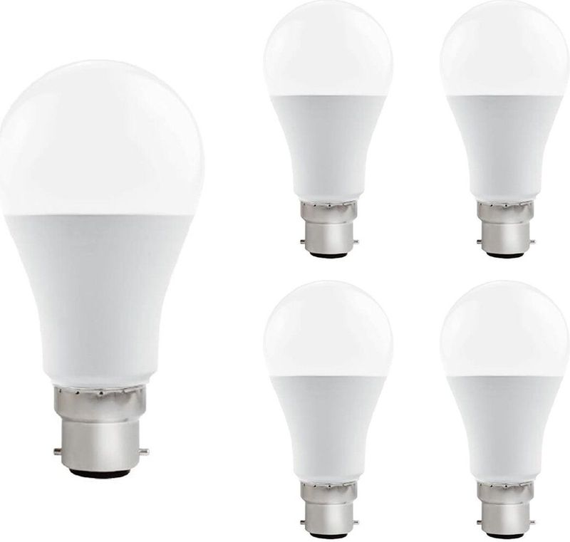 VITO LED Lamp A60 B22 - 15W (vervangt 100W) - 1335lm - 2700K - 220-240V - Ø50mm - Energiezuinig - 5 stuks