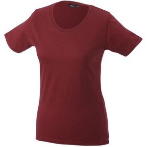 James and Nicholson Dames/dames Basic T-Shirt (Wijn)
