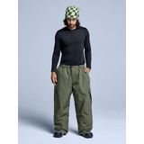 Poederbaas Skibroek - Unisex - Park - Olive Green - Maat M