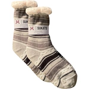BLACK FRIDAY - Sukats® Huissokken - Homesocks - Maat 41-46 - Antislip Sokken - Fluffy Sokken - Huissokken Heren - Slofsokken - Variant 102 - Meerdere Maten en Varianten - Verwarmde Sokken