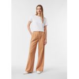 comma - Broek - Hoge Taille - Vloeiende Keperstof