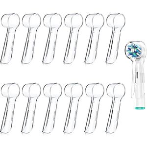 12 Stuks Tandenborstelafdekkingen voor Elektrische Tandenborstelkoppen - Beschermhoofdjes voor Tandenborstels