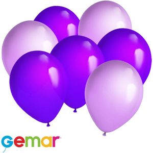 30 ballonnen Paars en Lavendel (Ook geschikt voor Helium)