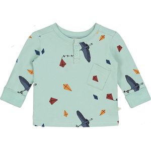 Smitten Organic Kite Print Long Sleeve T-Shirt 122-128