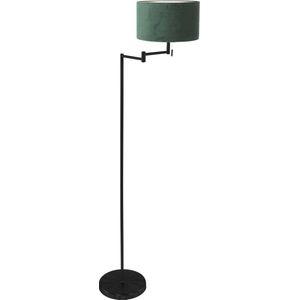 Mexlite vloerlamp Bella - zwart - metaal - 45 cm - E27 fitting - 3890ZW