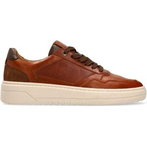 No Stress - Leren Sneakers - Cognac