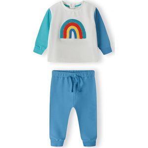 Minoti - jogging set - jongens - regenboog - maat 62/68