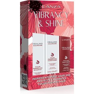 L'anza Healing ColorCare - Trio Set (Shampoo 300ml, Conditioner 250ml & Trauma Treatment 150ml)