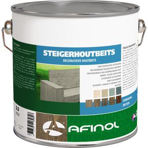 Afinol Steigerhoutbeits Mint Wash 2,5 liter - Steigerhout Beits - 9 Trendy Kleuren - Steigerhout beschermen - Beschermt tegen vocht