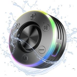 Waterdichte Bluetooth-doucheluidspreker met LED en FM-radio - Perfect voor Badkamer, Feest en Buitenshuis