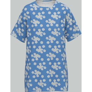 TOM TAILOR - Stretch Cotton - Dames Nachthemd - Blauw - Maat S
