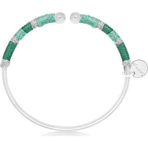 Scmyk armband BG-266 E Havana Spritz zilverkleurig