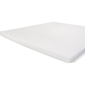 Walra Hoeslaken Crispy Cotton Topper - 180x220 - 100% Katoen - Wit