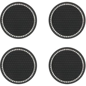 Universele auto-onderzetters - anti-slip - 4 stuks