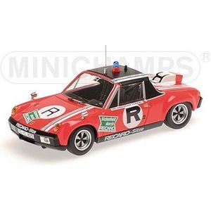 The 1:43 Diecast Modelcar of the Porsche 914/6 ONS R2 of 1974. This scalemodel is limited by 1008pcs.The manufacturer is Minichamps.This model is only online available.