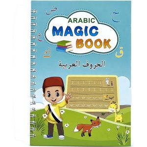 Arabisch Sank Magisch Boek Arabisch Praktijk Schrift Handschrift Kalligrafie Notebook Kind Afdrukken van boeken voor kinderen