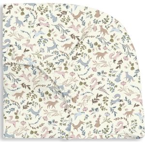 LIS LABELS - Hoeslaken - Animal Fairytale - 60x120 cm - Katoen - Babymatras