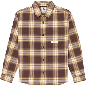 Element All Season 1pkt Overhemd Met Lange Mouwen Bruin 14 Years Jongens