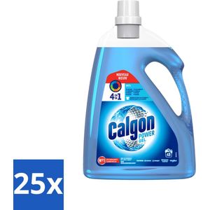 Calgon - Wasmachinereiniger - Gel - Tegen Kalkaanslag / Wasmiddelresten / Geuren - 2.25 L- 45 Wasbeurten - Bulkverpakking - 25 stuks