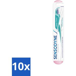Sensodyne - Tandenborstel - Deep Clean Extra Soft - Extra Zachte Borstel - 1 tandenborstel - Bulkverpakking - 10 stuks