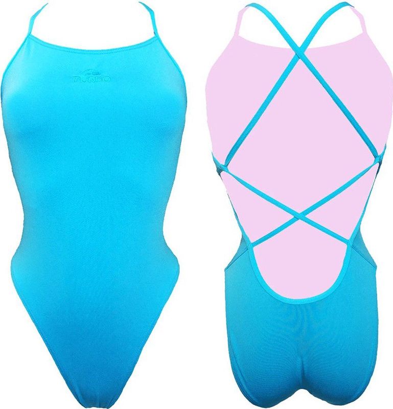 Turbo - Patron - Badpak - Blauw - 2XL - Vrouw