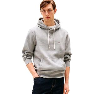 Sweater - Mélange - Sweatstof - Capuchon - Lange Mouw