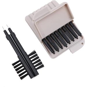 Allecto plus - Stofdichte Hoortoestel Wax Guard Filters voor WIDEX PHONAK UNITRON - 8 stuks + Borstel