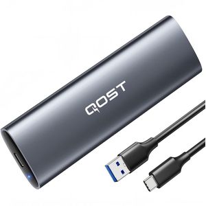Qost Aluminum M.2 SSD Behuizing - USB 3.2 Gen 2 - 10Gbps