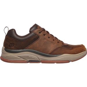 Skechers Benago-Treno Heren Sneakers - Dark Brown - Maat 46
