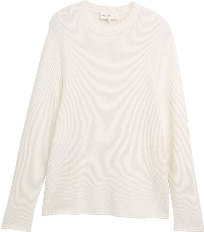 Tom Tailor Denim Gebreide trui met relaxte pasvorm