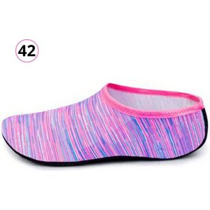 Livano Waterschoenen Voor Kinderen & Volwassenen - Aqua Shoes - Aquaschoenen - Afzwemschoenen - Zwemles Schoenen - Violet - Maat 44