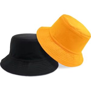 Bucket Hat Deluxe - Omkeerbaar Vissershoedje - Oranje & Zwart - WK/EK - Koningsdag - Reversible - Dubbellaags - Maat 58 cm - Heren - Dames - Festival Accessoire - Festivalhoedje - Regenhoedje - Zonnehoedje - Emmerhoed - Hoed - Unisex