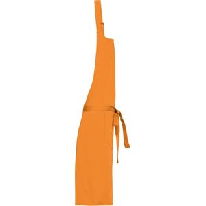 Schort/Tuniek/Werkblouse Unisex One Size Kariban Orange 100% Katoen
