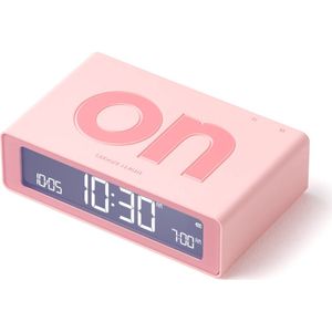 Lexon Flip Mini LR158 ON OFF Oplaadbare Wekker - roze