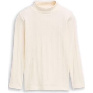 TOM TAILOR - 12906 - T-shirt - Wool White - Lange Mouwen - Voor Kinderen